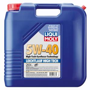 Моторное масло Liqui Moly Leichtlauf High Tech SAE 5w40, 20л